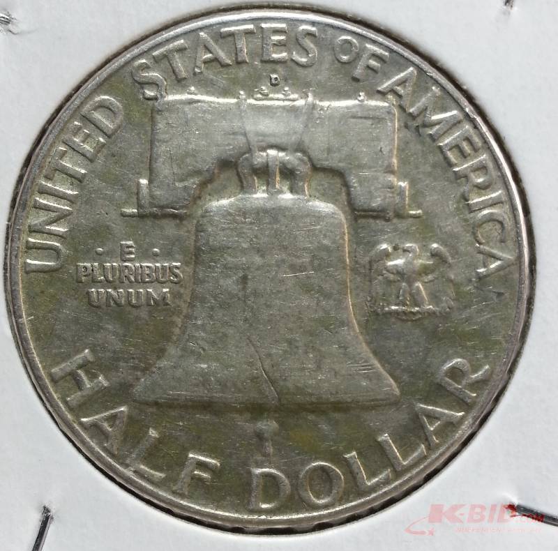 1963 D Silver Franklin Half Dollar