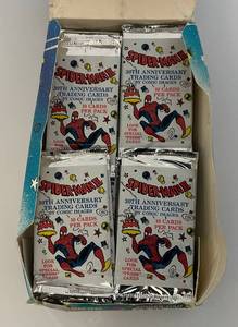 lot 7 image: 1992 30TH Anniversary Comic Images Spider-Man Trading Card In Original Box