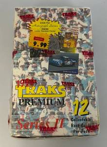 lot 13 image: 1994 Traks Premium Racing Box Series II Factory Sealed Look For Autograph Series Card