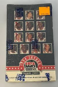 lot 14 image: 1994 Skybox USA Basketball Wax Packs (24) Packs Dream Team II  ShagMagic