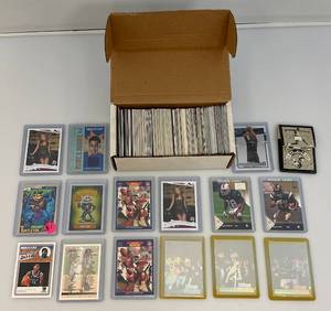 lot 15 image: Misc. Unsorted Sports Cards Some In Protective Sleeves