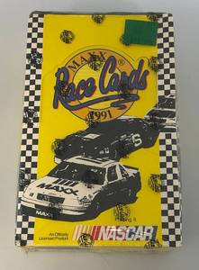 lot 16 image: 1991 MAXX NASCAR Race Cards Factory Sealed