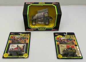 lot 25 image: Misc. Miniature Racing Champions World Of Outlaws Die Cast Miniatures Including 1994 Racing Champions 124 Scale Die Cast Sprint Car #11 Steve Kinser (NEW OLD STOCK) Paint Flaking On Tail Fin