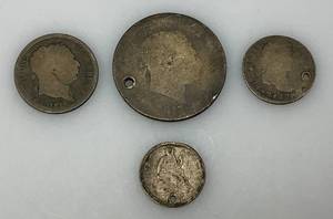lot 100 image: Misc. SILVER COINS Including Seated Liberty And More