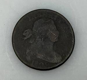 lot 103 image: 1805 U S Draped Bust Large Cent