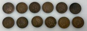 lot 118 image: Misc. Indian Head Pennies
