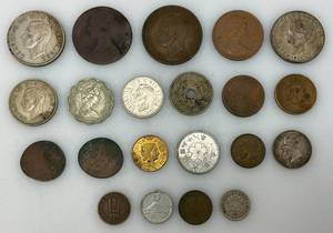 lot 123 image: Misc. Foreign Coins
