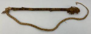 lot 133 image: RARE Collectors Antique Early 19Th Century Lacebark Whip