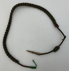 lot 135 image: U.S. Army WWII French Fourragere With Gold Colored Barrel And Tip