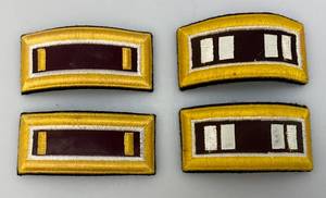 lot 136 image: U.S. Army Vintage Shoulder Board Sets