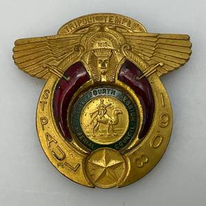 lot 163 image: 1908 Milwaukee Wisconsin Shriners St. Paul Temple Pin