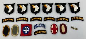 lot 223 image: Misc. Vintage Military Patches