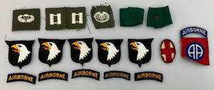 lot 224 image: Misc. Vintage Military Patches