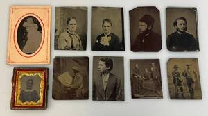 lot 234 image: Misc. Antique Tintypes