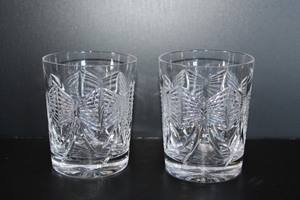 lot 3 image: Waterford Millennium Whiskey Glasses