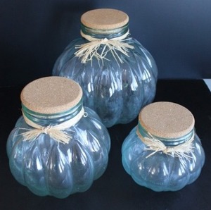 lot 29 image: Italian Glass Canister Set
