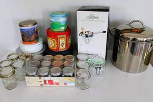 lot 79 image: Kitchenware &amp Canning Jars