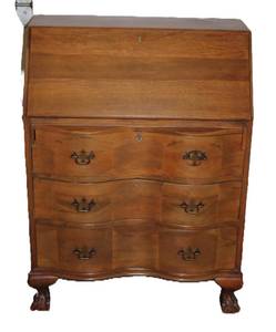 lot 100 image: Antique Secretary Desk