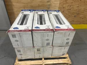 lot 18 image: DuraVent Pallet of 6- 6DP-36SS All Fuel Chimney Pipes