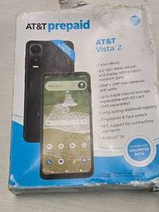 AT&T Vista 2 Prepaid Phone (carbon black) (in original packaging)