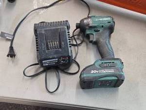 Menard Master Force 20V Impact Drill 241-0382 with Battery, Charger