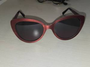 Saboh Sunglasses - Gold & Wood Model 102 - 55-19-140