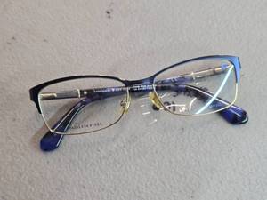 Eyeglasses - Laurianne by Kate Spade (New York) Stainless Steel (blue and gold)