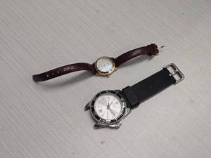 Lot of (2) Wrist Watches - Victorinox Swiss Army, Timex Indiglo WR 30M