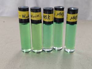 Lot of (5) Roll-On Perfumes - A-Musk