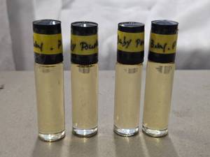 Lot of (4) Roll-On Perfumes - Baby Powder