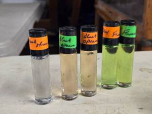 Lot of (5) Roll-On Perfumes - Grey Flannel (x2), Black Opium (x2), Creed