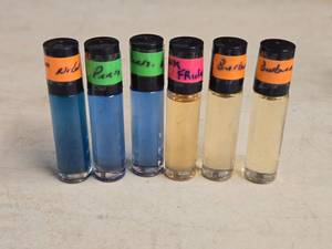Lot of (6) Roll-On Perfumes - Paris (x2), Burbury (x2), Pink Friday, Blue Wild