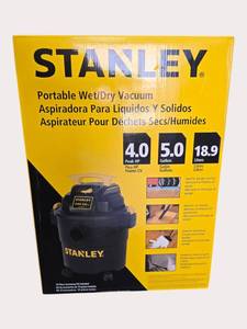 Stanley Shop Vac 5 Gallon 3 in 1 Wet Dry Vacuum *** NEW