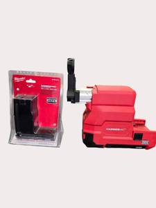 lot 2 image: Milwaukee M18 HAMMERVAC Dust Extractor and HAMMERVAC Dust Extractor Dust Box