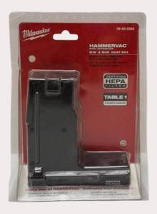 lot 8 image: Milwaukee- M18 HEPA Dust Box and Filter Kits