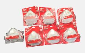 lot 15 image: Milwaukee lot of 21  N95 Valved Respirators Model Number 50-73-4010