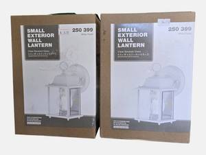 lot 74 image: Two Small Exterior Wall Lanterns