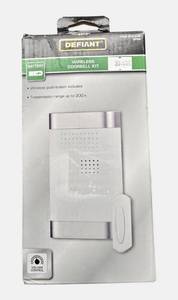 lot 78 image: Defiant Wireless Doorbell Kit (battery-operated)