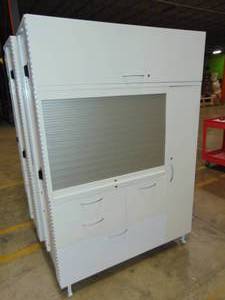 lot 2 image: Garage Storage Cabinet with Hanging Storage - 48 x 20 x 70