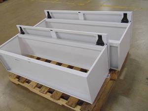 lot 29 image: 2 Garage Overhead Storage Cabinets 16x14x48