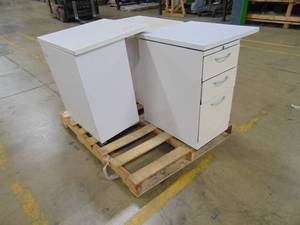lot 30 image: 3 AllSteel Garage Storage Cabinets with Full Extension Slides 23X15X28