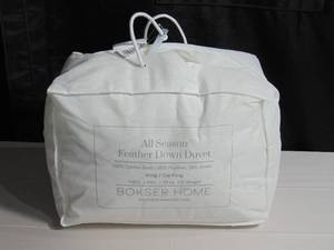 lot 6 image: Feather & Down Duvet Comforter Insert - KingCal King - All Season  BOKSER HOME 810098936798