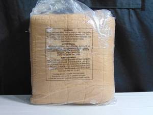 lot 27 image: Casaluna Quilt CottonRayon Blend Box Quilted Heavyweight Warm Brown FullQueen