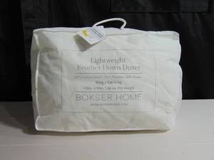 lot 38 image: Feather & Down Duvet Comforter Insert - KingCal King - Lightweight  BOKSER HOME