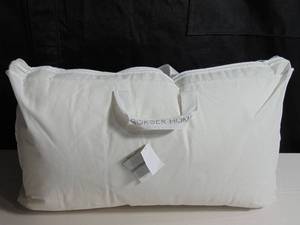 lot 55 image: 2 Pack Medium Down & Feather Chamber Bed Pillow - King  BOKSER HOME