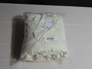 lot 64 image: 100% French Linen Duvet Cover  BOKSER HOME (Pebble Heather, FullQueen)