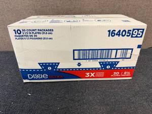 lot 3 image: 10 X 30Ct Packs Of Dixie Ultra Paper Plates