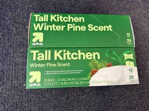 lot 12 image: 2 X 25Ct Packs Of Tall Kitchen Garbage Bags