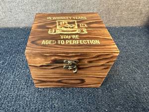lot 90 image: Whiskey Glass, Rocks, And Coaster Set