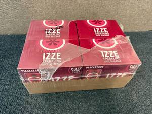 lot 129 image: 4 X 6Ct Packs Of Izze Sparkling Blackberry Juice